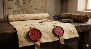 icostruzione-artistica-dei-sigilli-dei-trattati-di-Cave-1557-e-Le-Cateau-Cambresis-1559-simboli-di-una-diplomazia-dellanima.-Immagine-originale-creata-con-IA.jpg